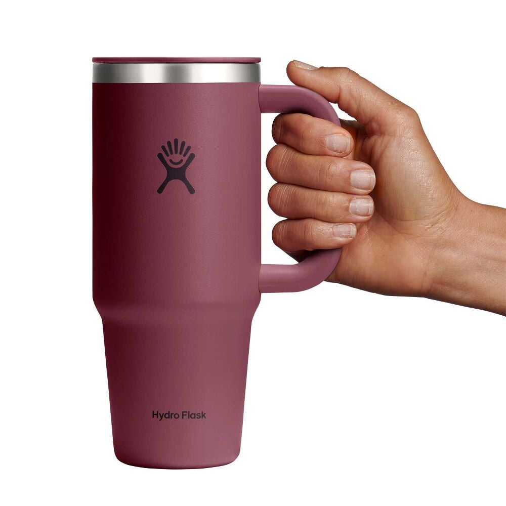 24 oz Travel Tumbler Mug - Burgundy