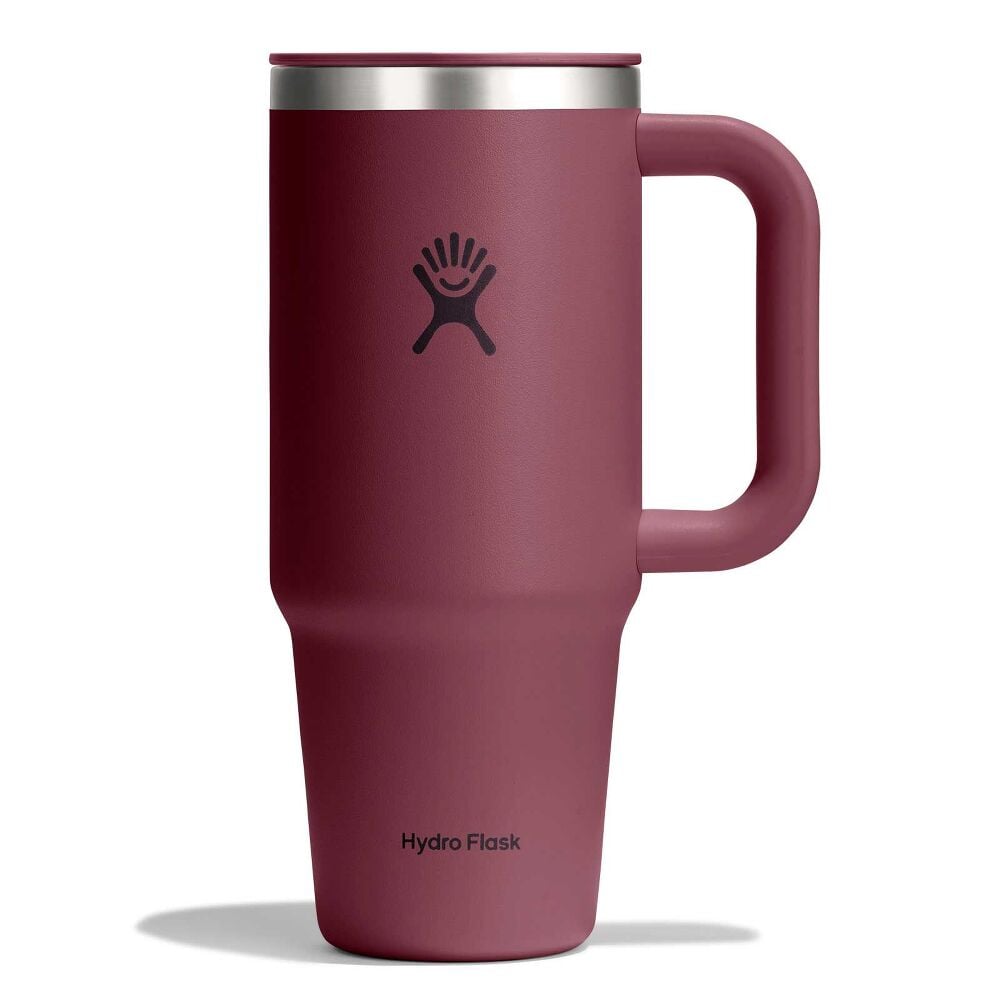 24 oz Travel Tumbler Mug - Burgundy