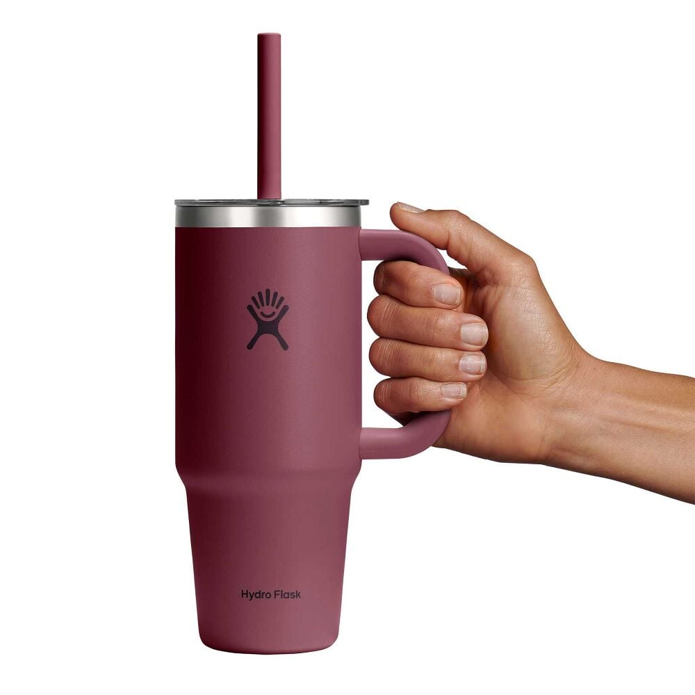 24 oz Travel Tumbler - Burgundy