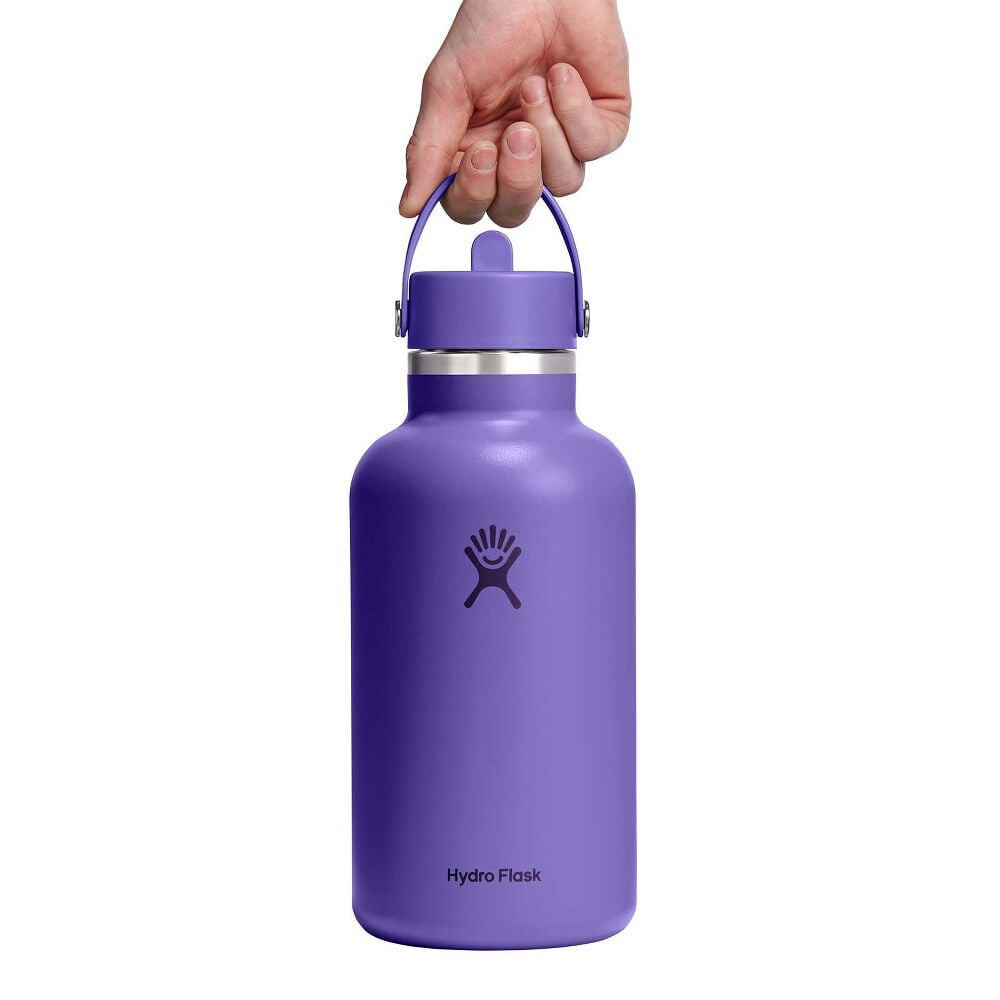 64 oz Wide Mouth with Flex Straw Cap - Utopia Purple
