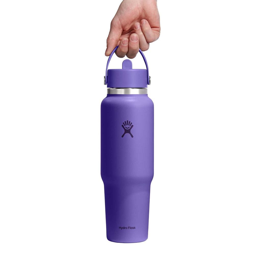 40 oz Travel Bottle with Flex Straw Cap - Utopia Purple