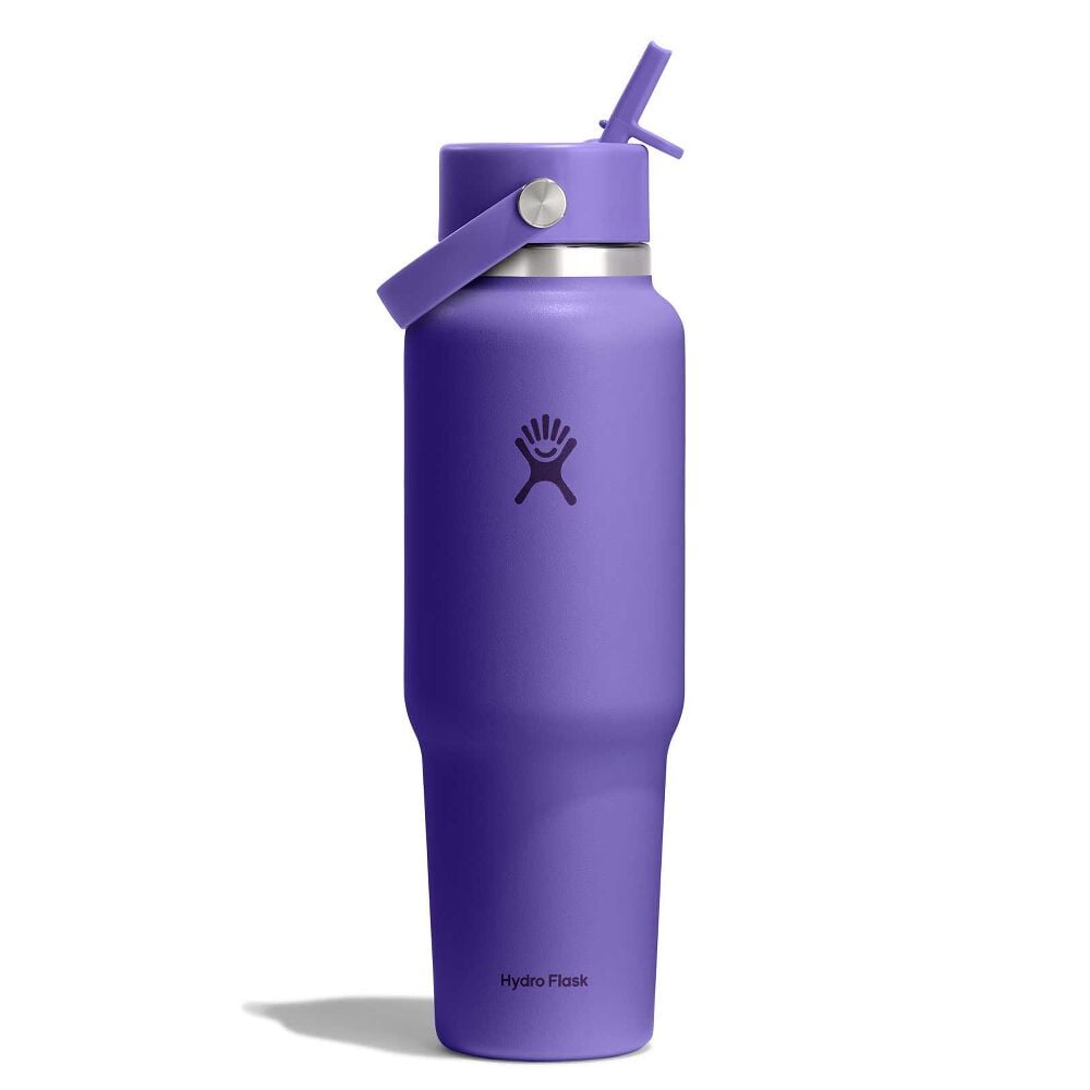 40 oz Travel Bottle with Flex Straw Cap - Utopia Purple