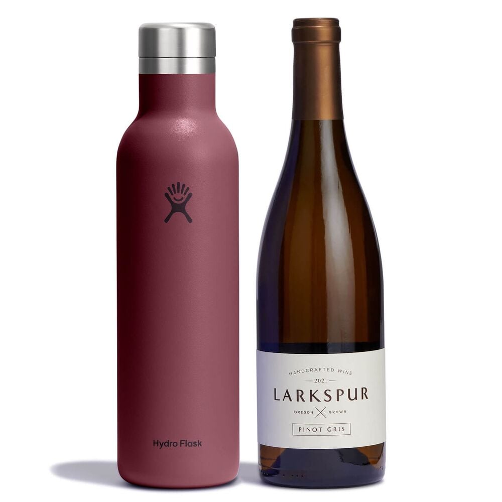 25 oz Wine Bottle - Burgundy