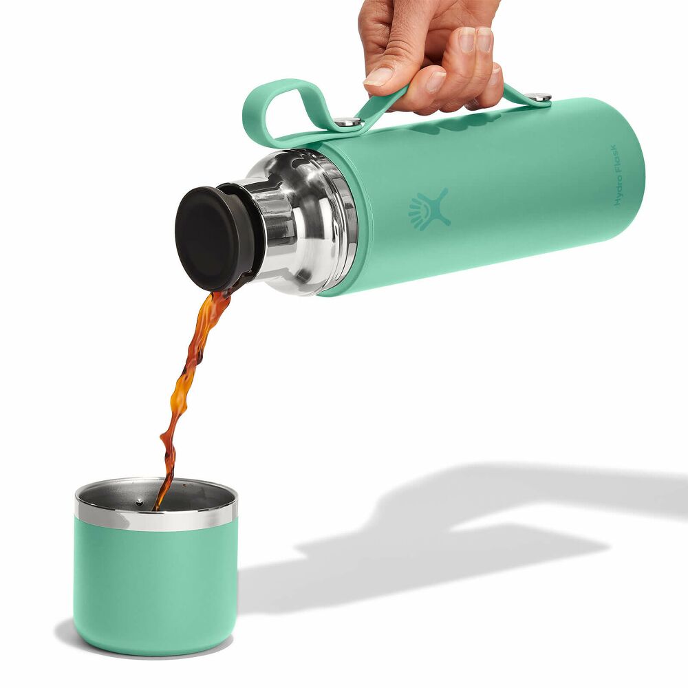 28 oz Hot Flask & Cup - Mermaid Green