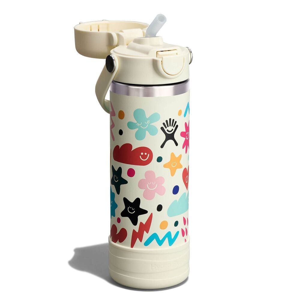 Kids 18 oz Bottle - Daydream White