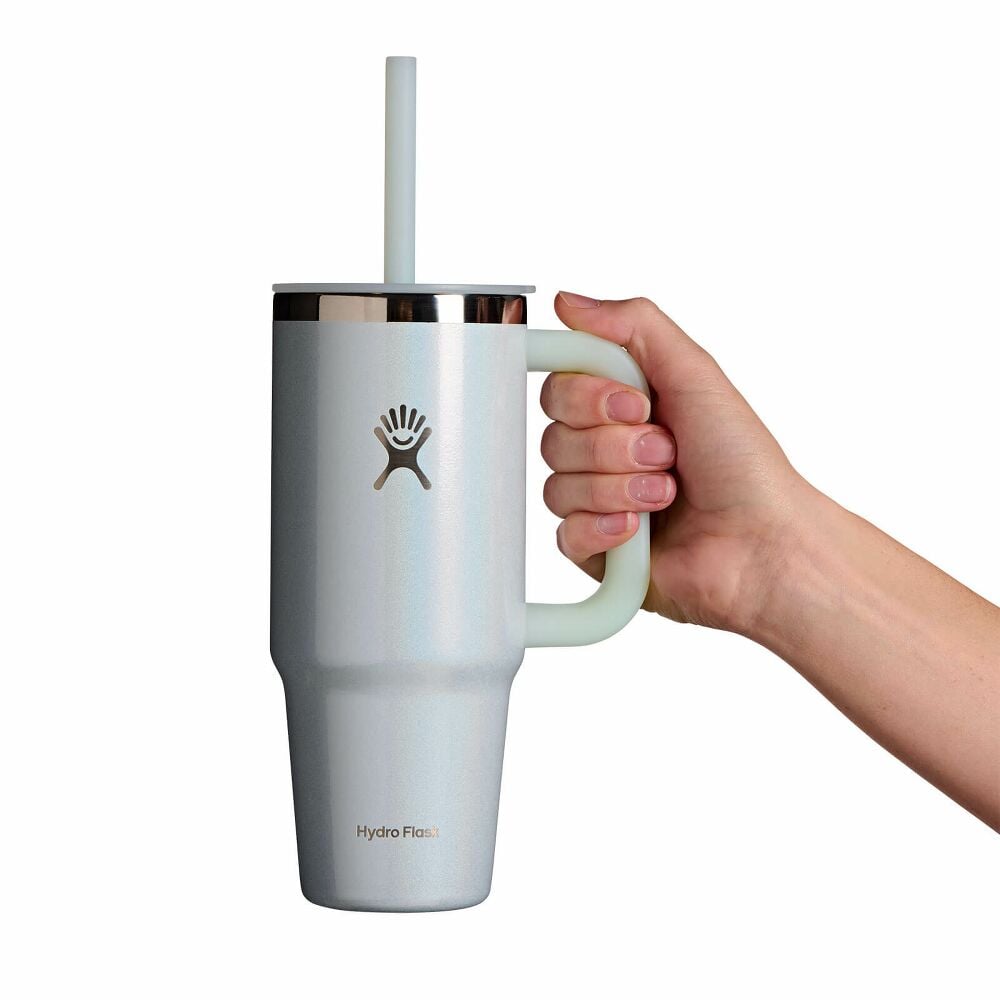 24 oz Travel Tumbler - Glimmer Blue