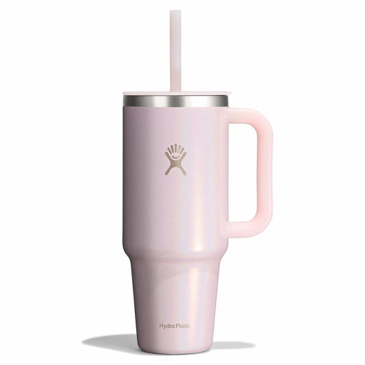 40 oz Travel Tumbler - Glimmer Pink
