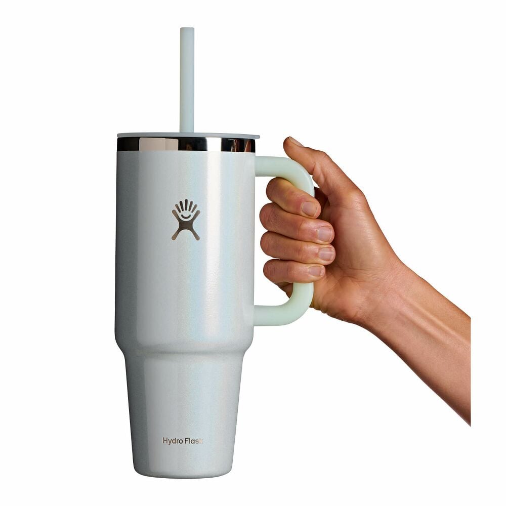 40 oz Travel Tumbler - Glimmer Blue