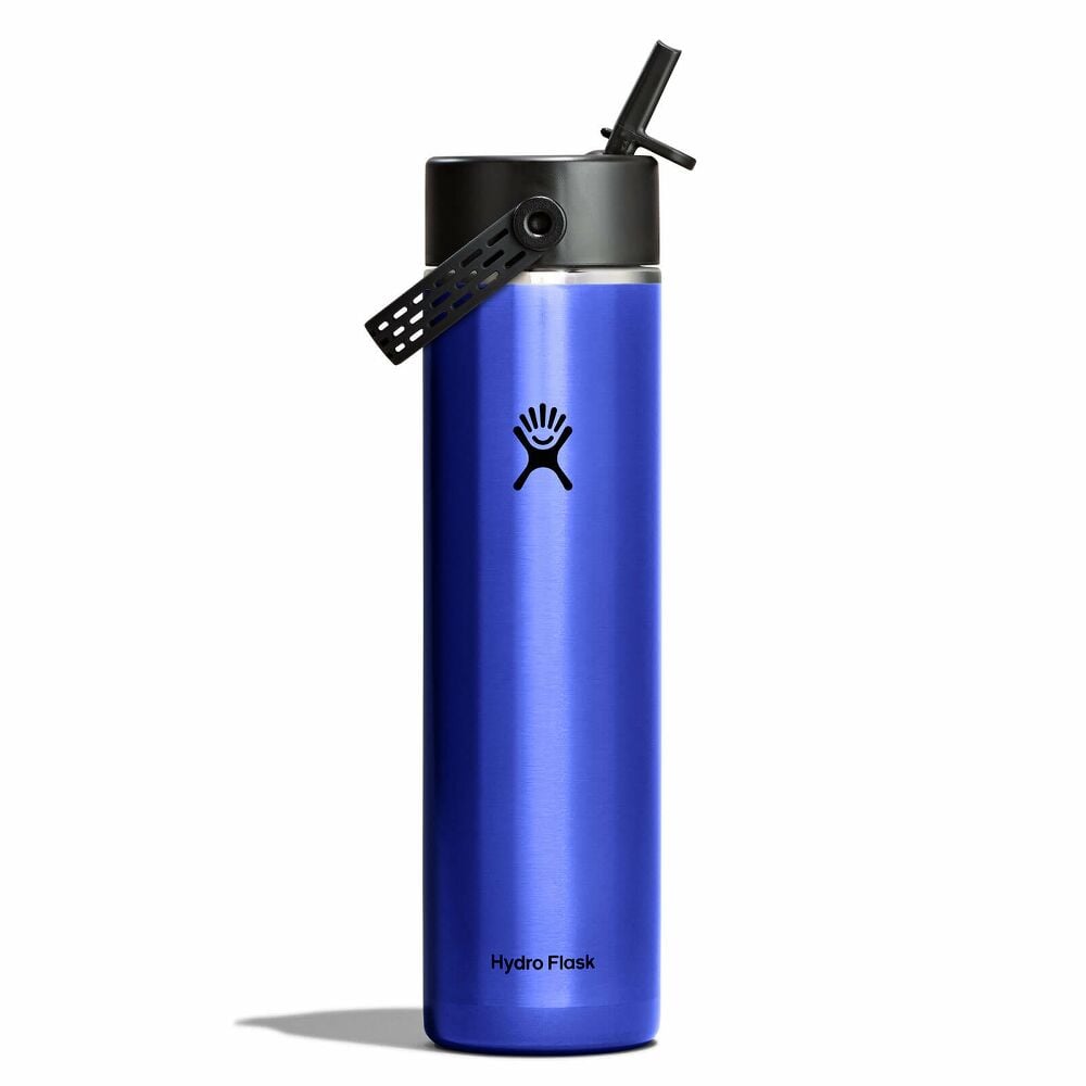 24 oz Lightweight Flex Straw Bottle - Sapphire Blue