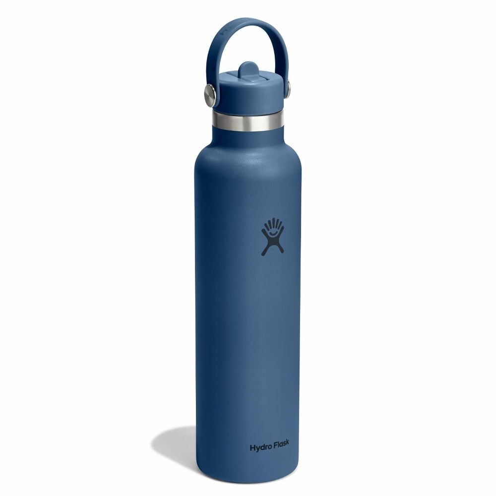 24 oz Standard Mouth with Flex Straw Cap - Harbor Blue