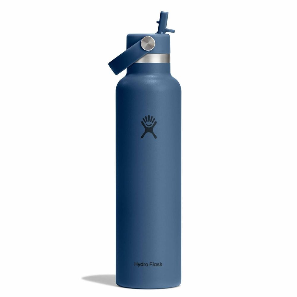 24 oz Standard Mouth with Flex Straw Cap - Harbor Blue