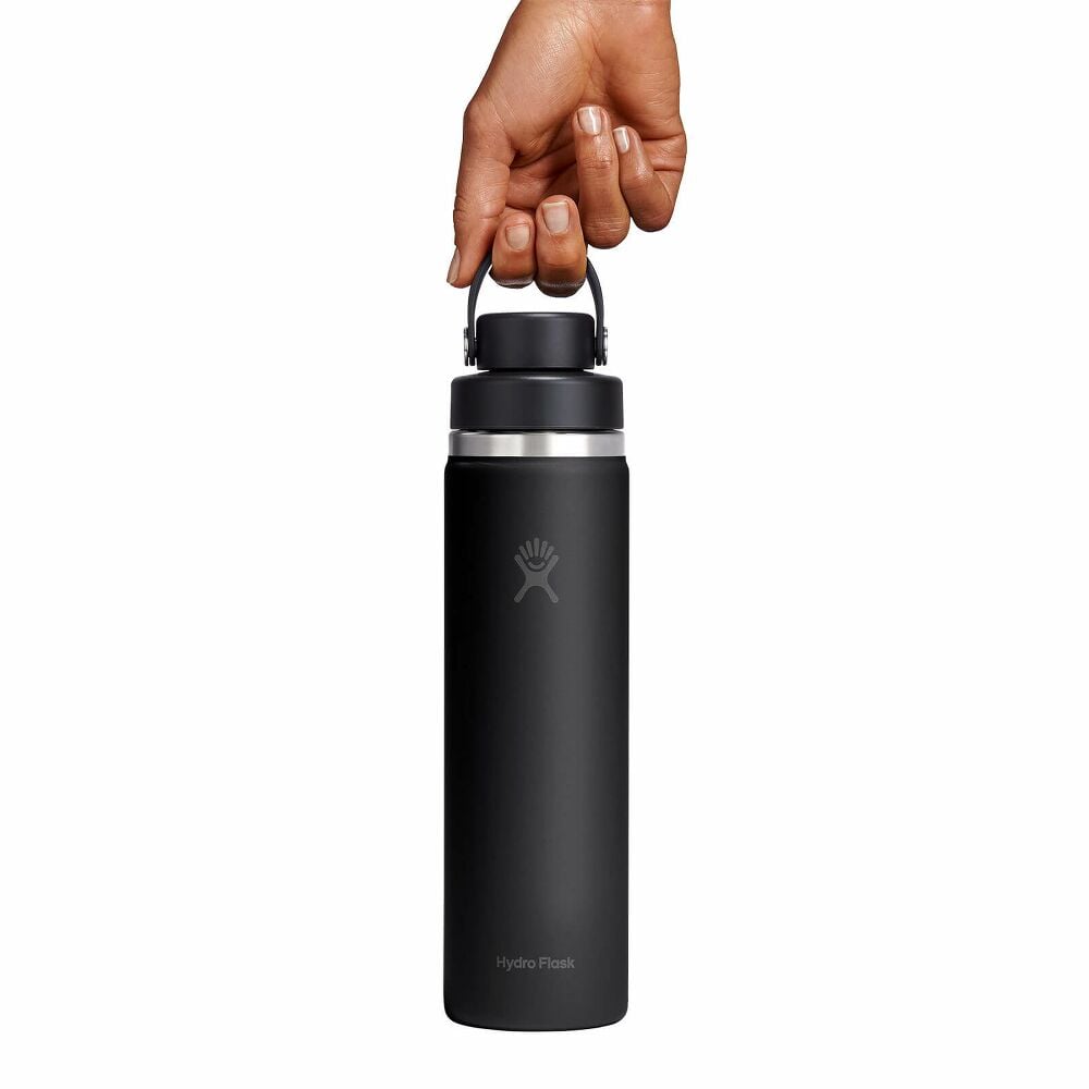 24 oz Wide Mouth with Flex Chug Cap - Black