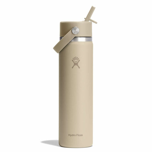 24 oz Wide Mouth with Flex Straw Cap - Oat