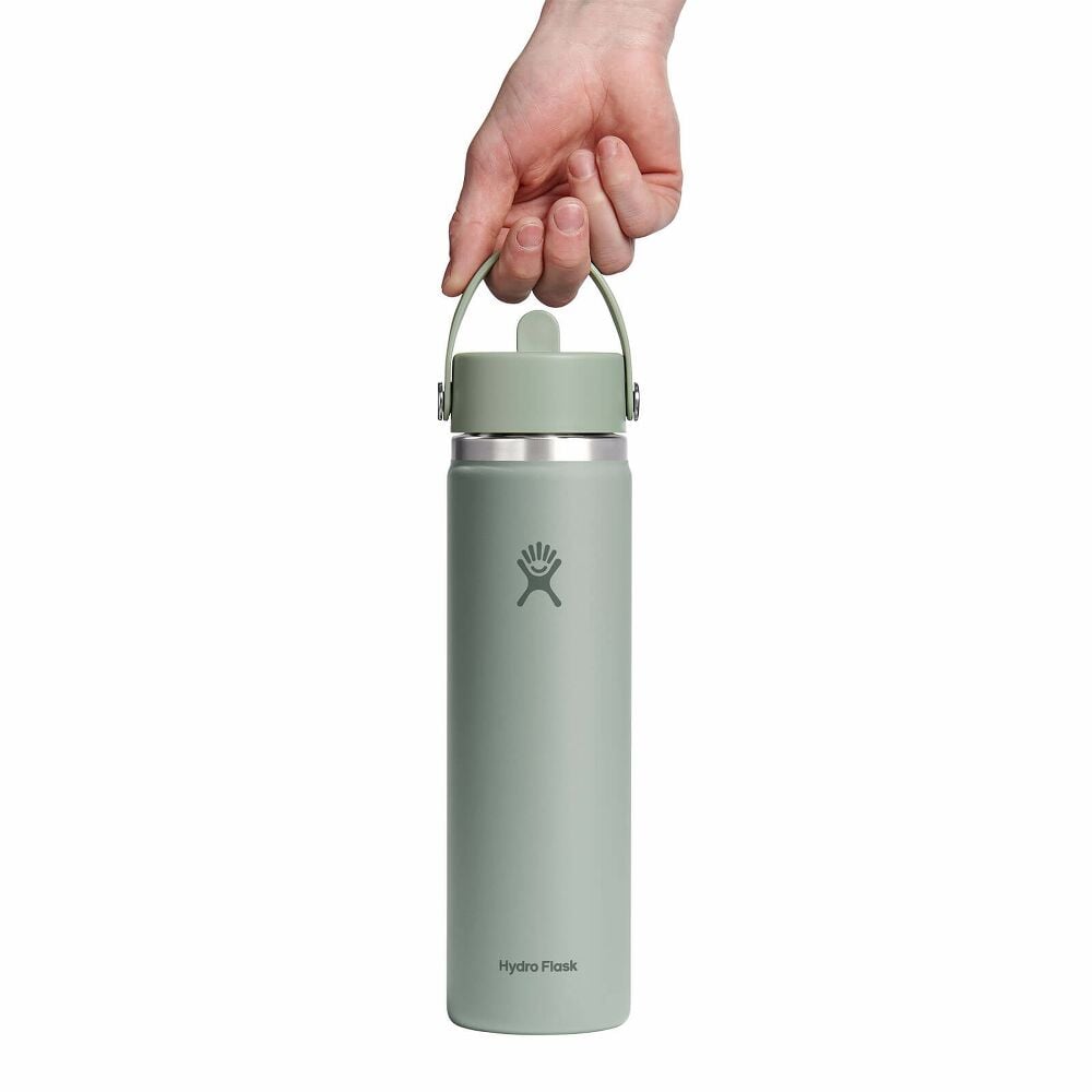 24 oz Wide Mouth with Flex Straw Cap - Agave