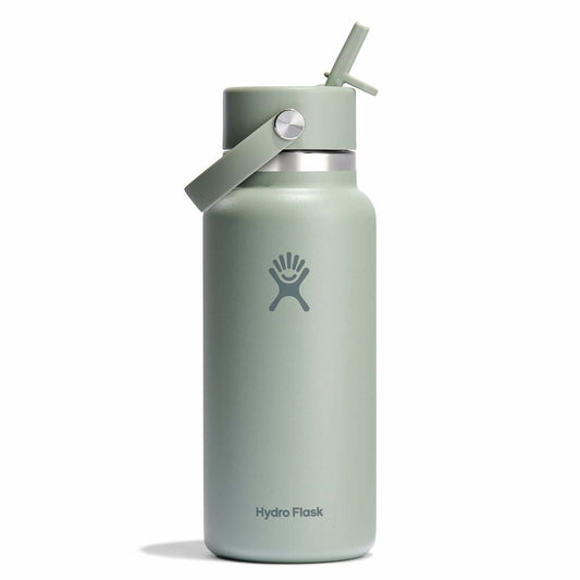 32 oz Wide Mouth with Flex Straw Cap - Agave