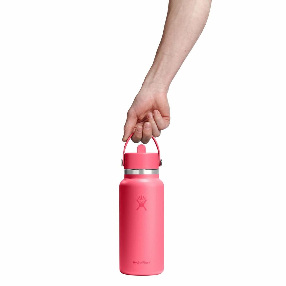32 oz Wide Mouth with Flex Straw Cap - Popstar Pink