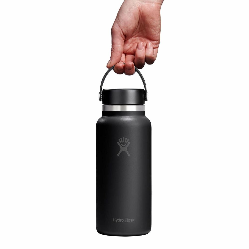 32 oz Wide Mouth Bottle - Black