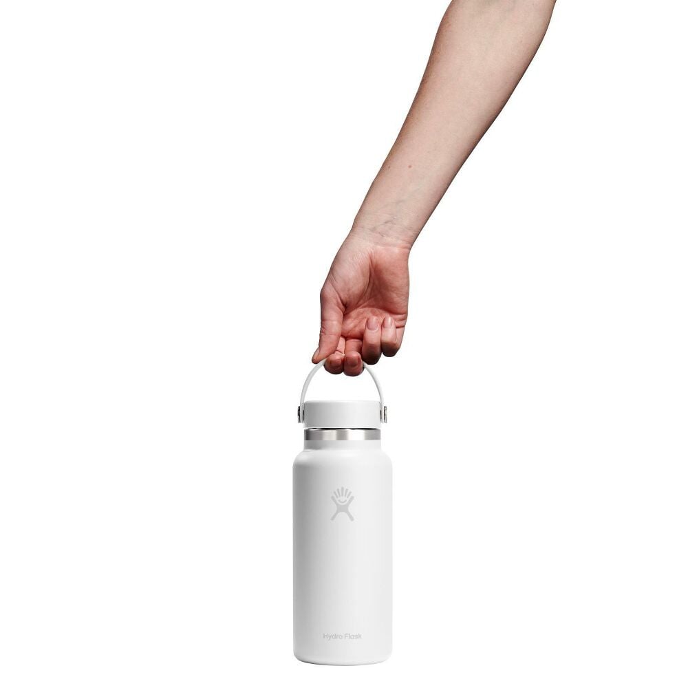 32 oz Wide Mouth Bottle - White