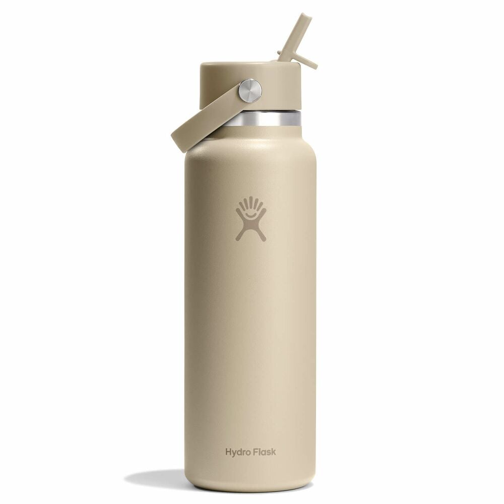 40 oz Wide Mouth with Flex Straw Cap - Oat