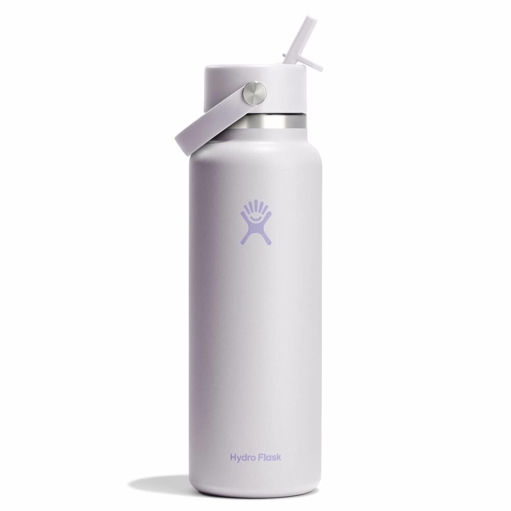40 oz Wide Mouth with Flex Straw Cap - Cloud Pink