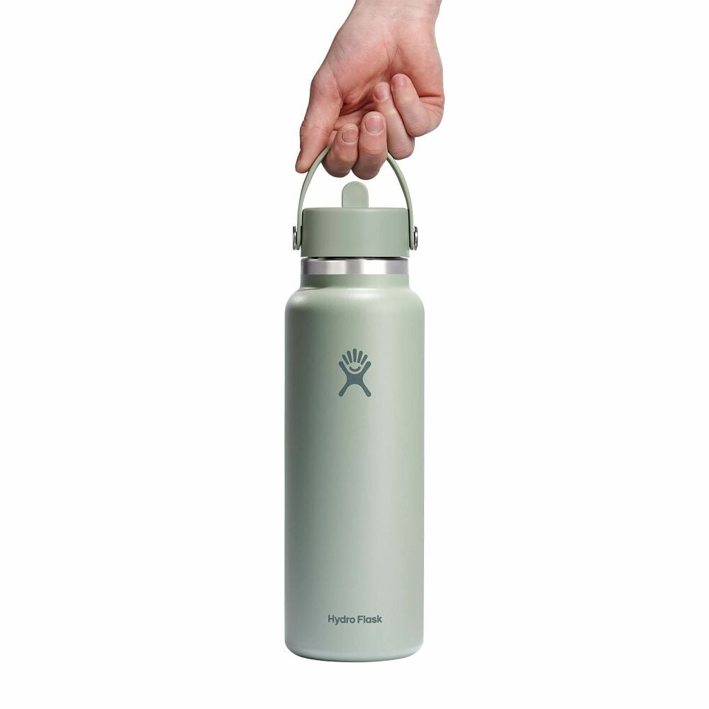 40 oz Wide Mouth with Flex Straw Cap - Agave