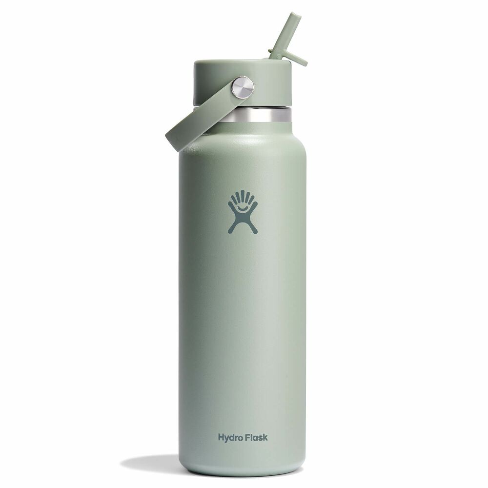 40 oz Wide Mouth with Flex Straw Cap - Agave