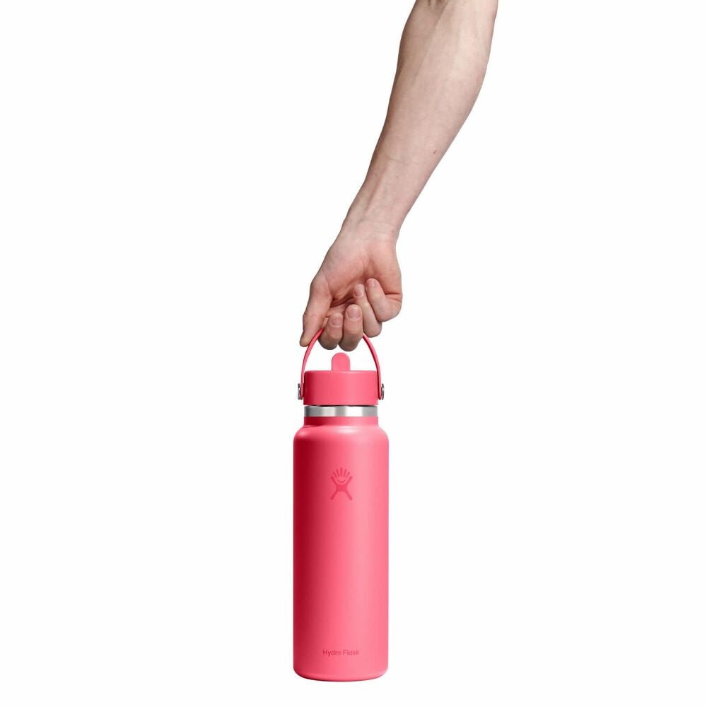 40 oz Wide Mouth with Flex Straw Cap - Popstar Pink