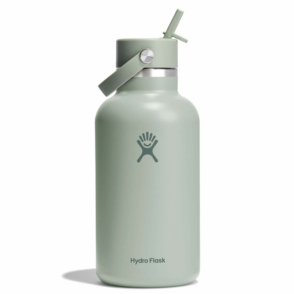 64 oz Wide Mouth with Flex Straw Cap - Tonal Agave