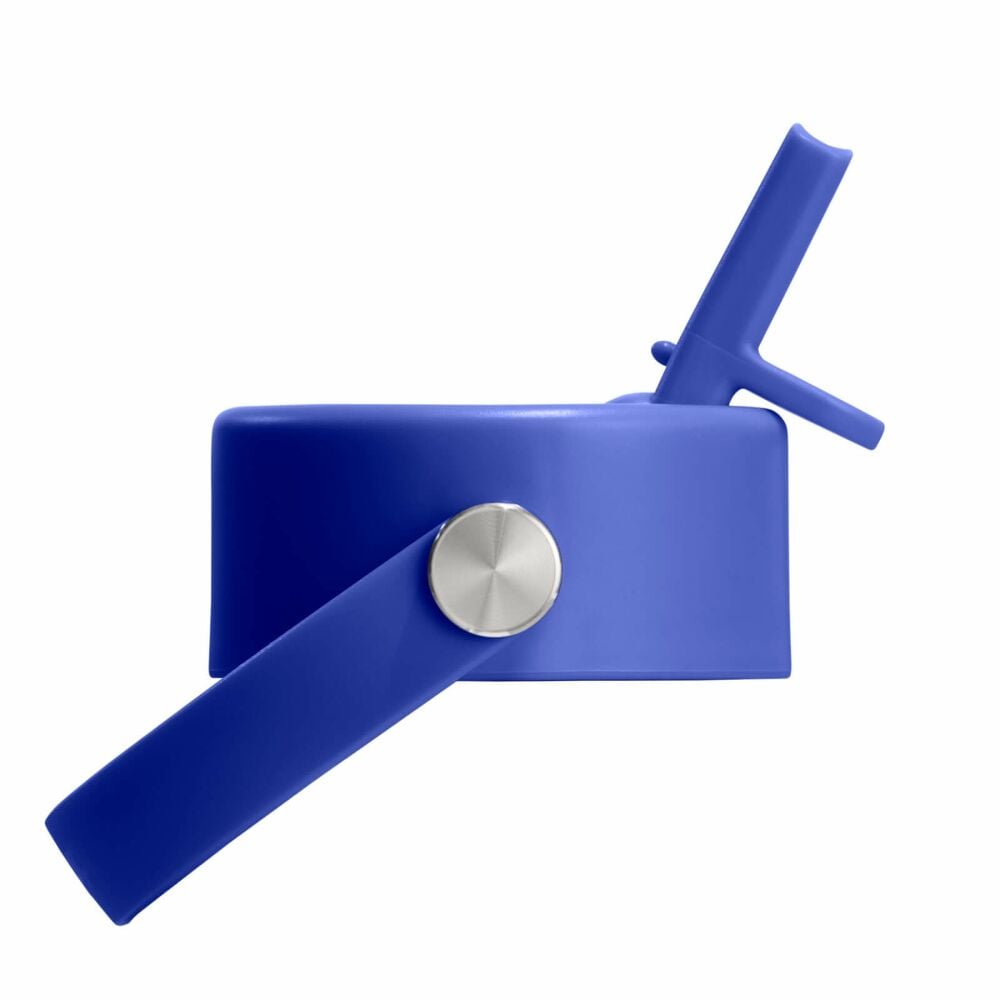 Wide Mouth Flex Straw Cap - Capri Blue