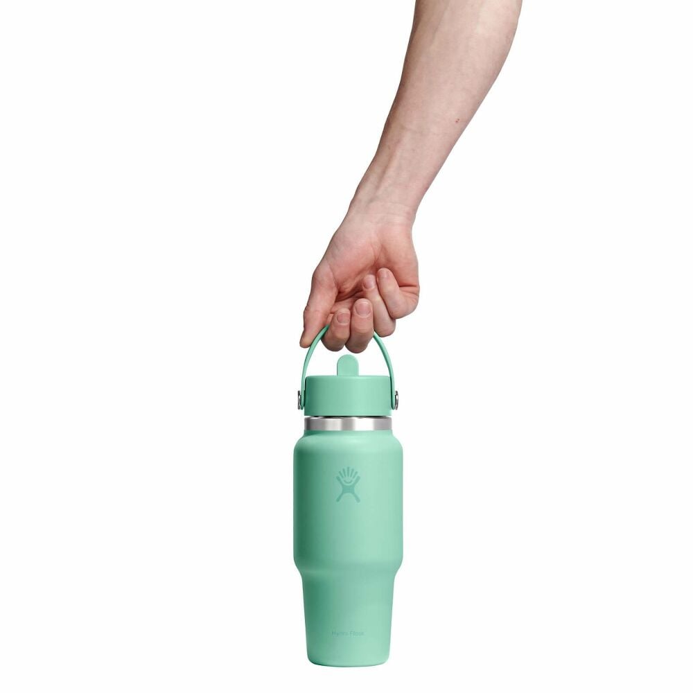 24 oz Travel Bottle with Flex Straw Cap - Mermaid Green