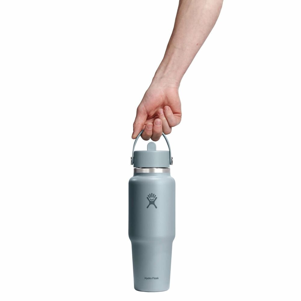 32 oz Travel Bottle with Flex Straw Cap - Shale Gray