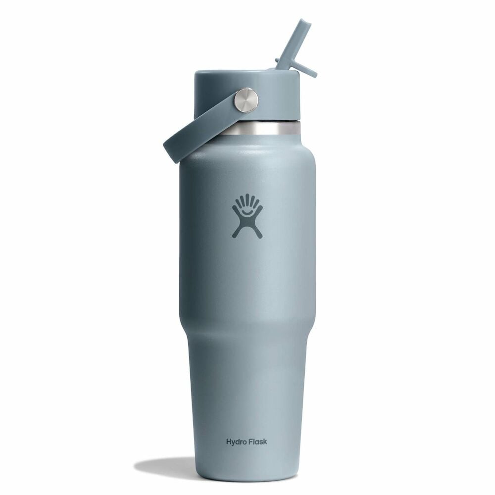 32 oz Travel Bottle with Flex Straw Cap - Shale Gray