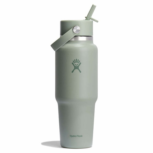 32 oz Travel Bottle with Flex Straw Cap - Agave