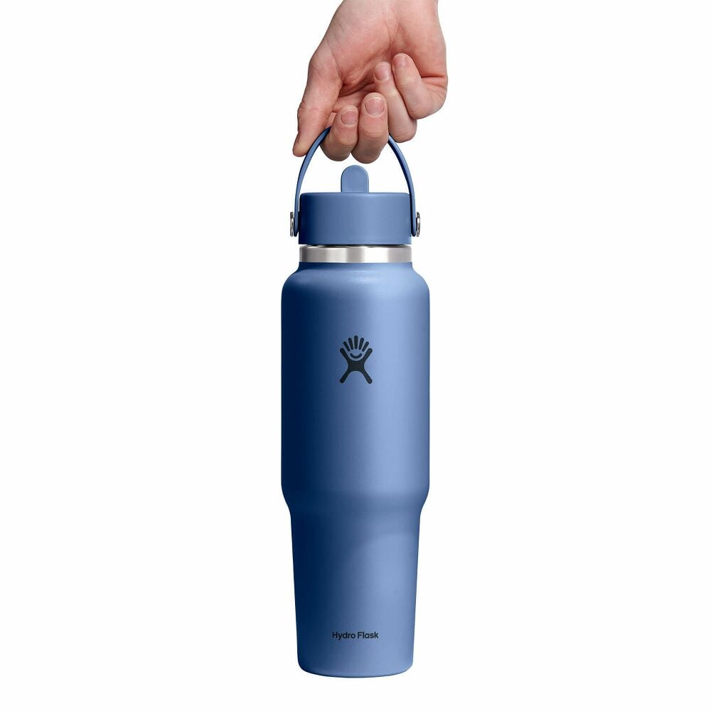 40 oz Travel Bottle with Flex Straw Cap - Harbor Blue